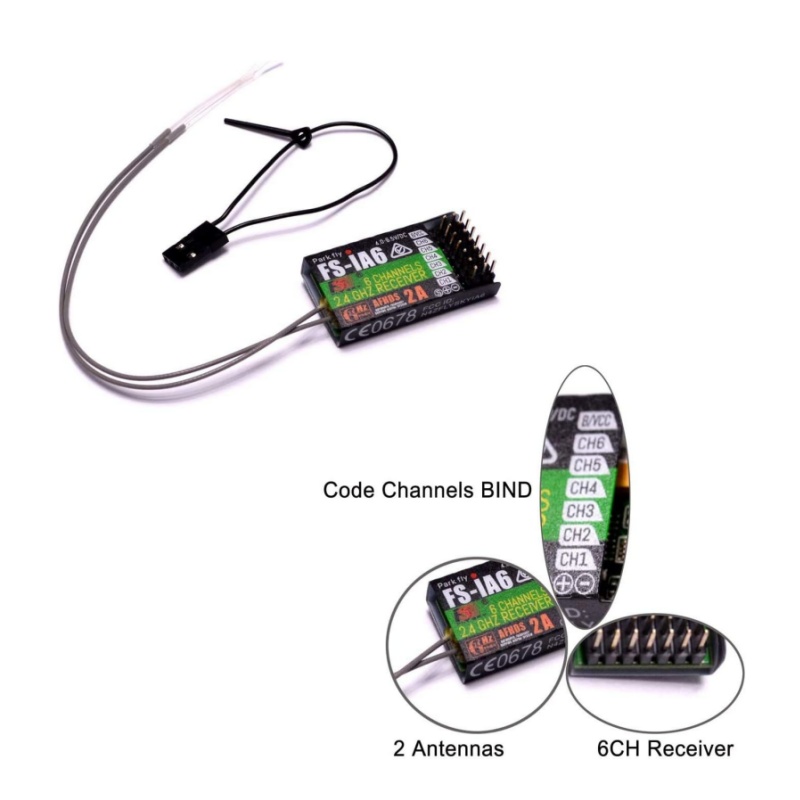 Flysky FS-IA6 Receiver 6CH Dua - Drone Racing Receiver recension och pris