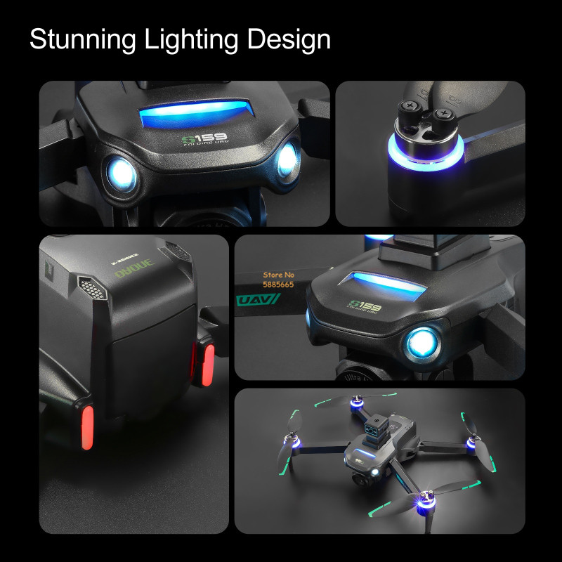 8K Dual Camera 5G WIFI FPV Rem - Drone Racing Camera recension och pris
