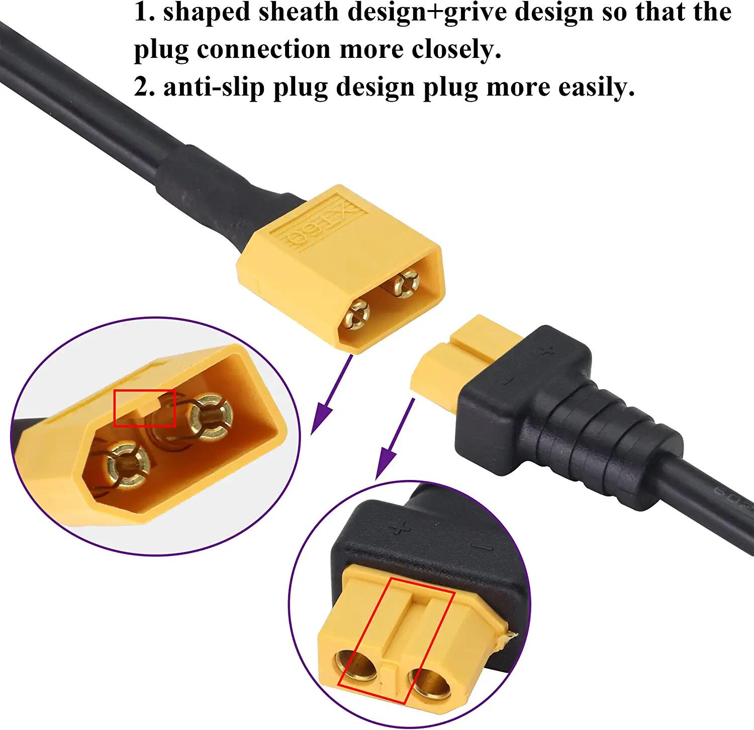 XT60 Adapter Cable XT60 Male t - Drone Racing Gate recension och pris