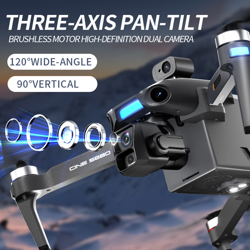 2026 New 8K Dual Camera Drone  - Drone Racing Camera recension och pris